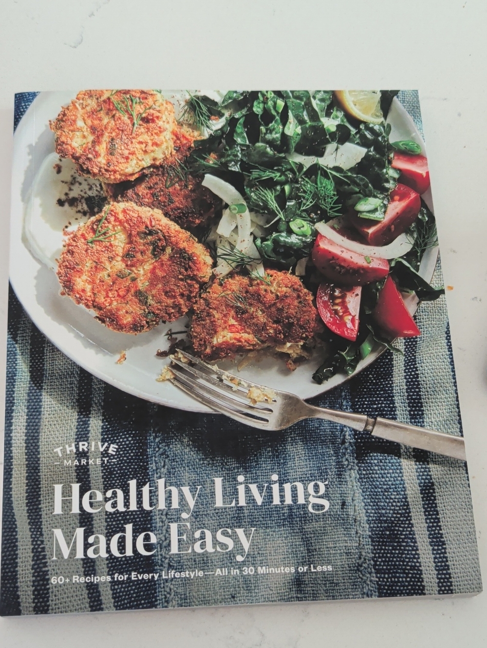 Healthy Living Made Easy Cookbook - Blue Cover
